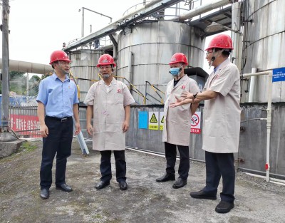 格式工廠省機(jī)電控股公司黨委副書記、總經(jīng)理董飛龍，黨委委員、副總經(jīng)理吳大文在永安雙華公�?.jpg